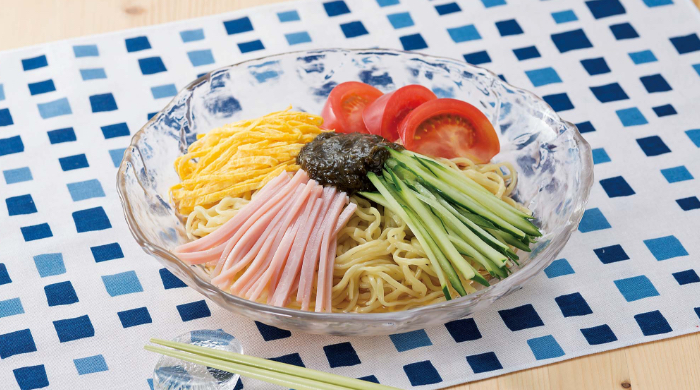 もずく酢の冷やし中華