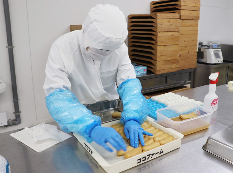 製造、包装、加工作業の写真