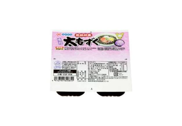 沖縄産味付太もずく（しそ風味）