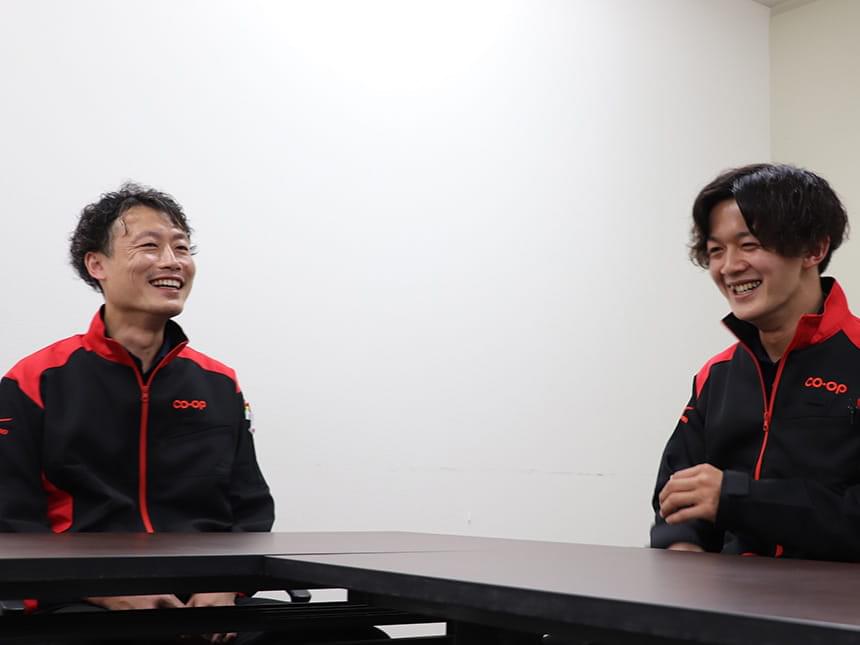 先輩×後輩の写真