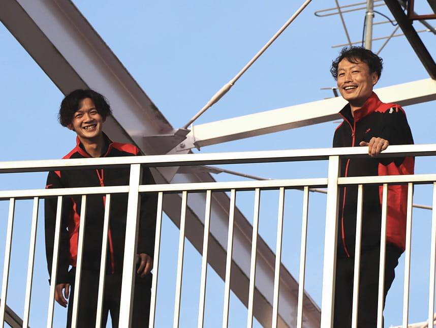 先輩×後輩の写真