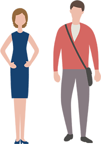 夫婦のイラスト