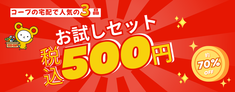 お試しワンコイン