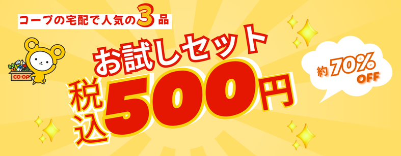 お試しワンコイン