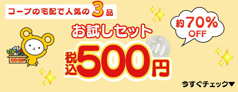 お試しワンコイン