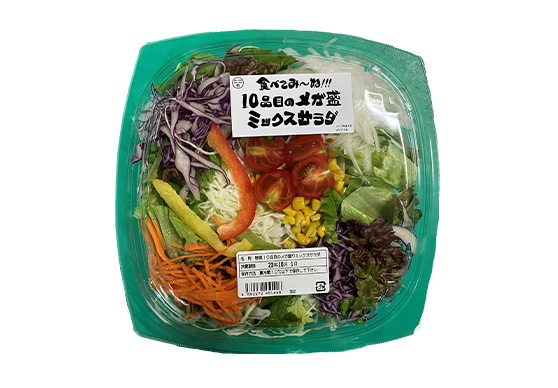 野菜１０品目のメガ盛りミックス