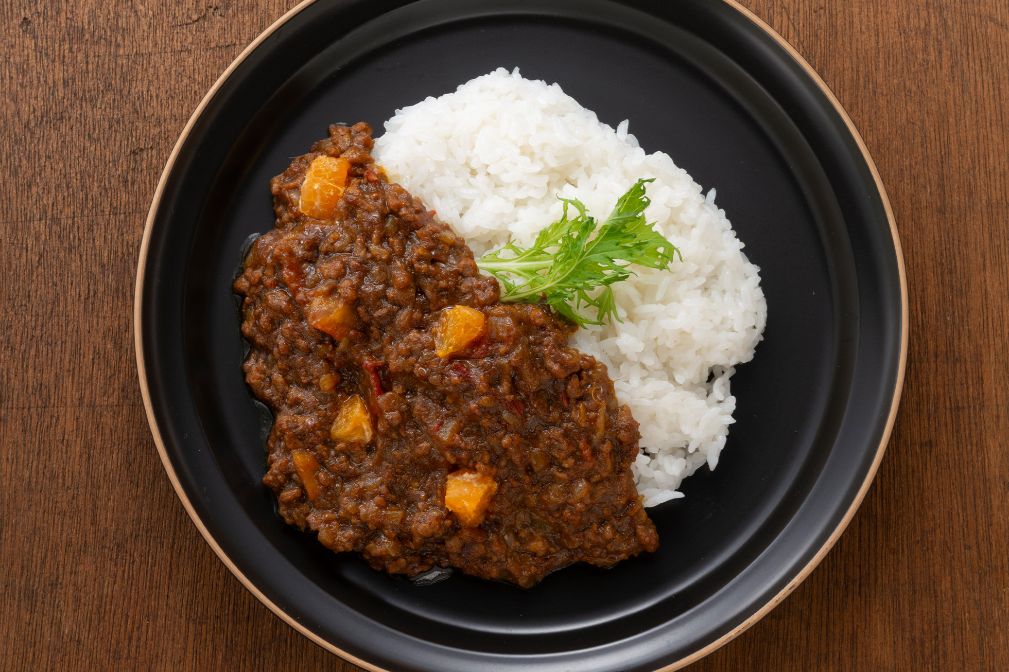 みかんのキーマカレー