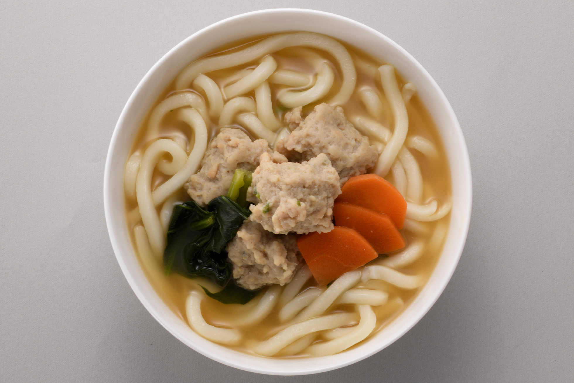 真あじのふんわりつみれ汁＋うどん